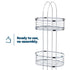 3 Tier Floor Standing Oval Chrome Bathroom Caddy